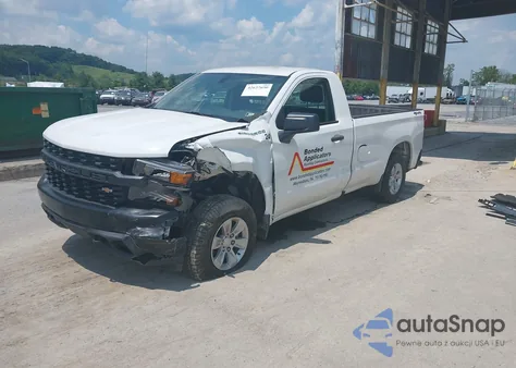 2020 Chevrolet Silverado 1500 4Wd Long Bed Wt из США, поврежденный, VIN 3GCNYAEH4LG201547